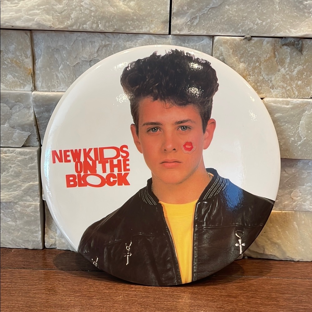 New Kids on the Block Collectible large button pin